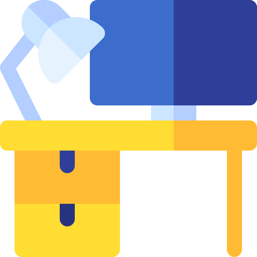 Workspace table business workspace icon