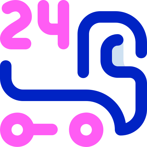 24 hours delivery shipping sale logistics delivery icon