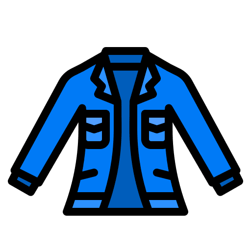 Denim jacket outfit clothes blue jeans icon