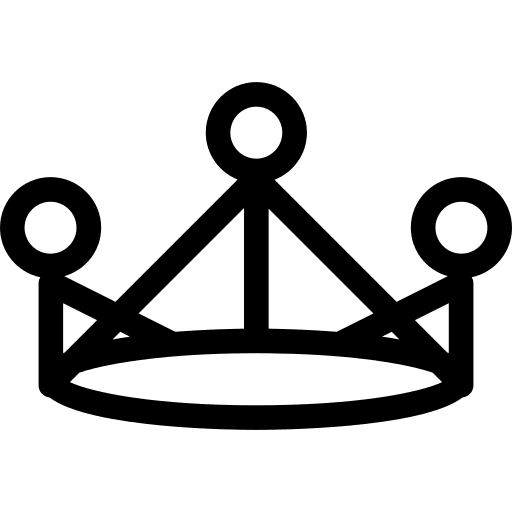 Crown king crown queen icon