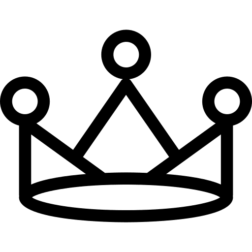 Crown royalty queen monarchy icon