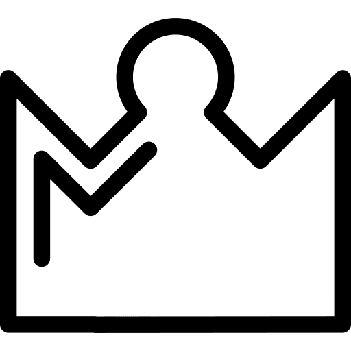 Crown monarchy royalty crown icon