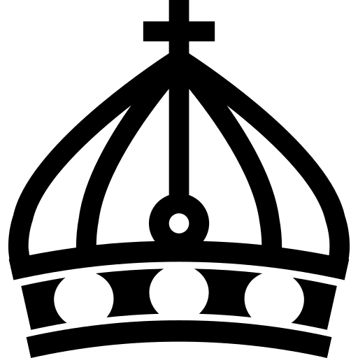 Crown queen crown king icon