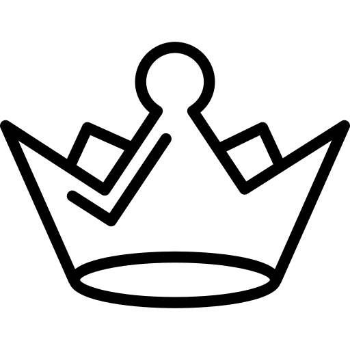 Crown royalty king miscellaneous icon