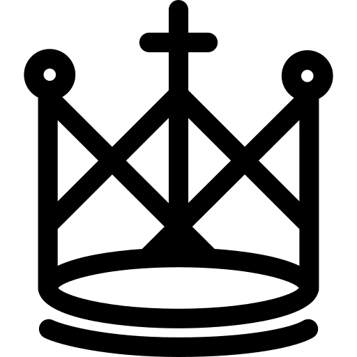 Crown king miscellaneous royalty icon