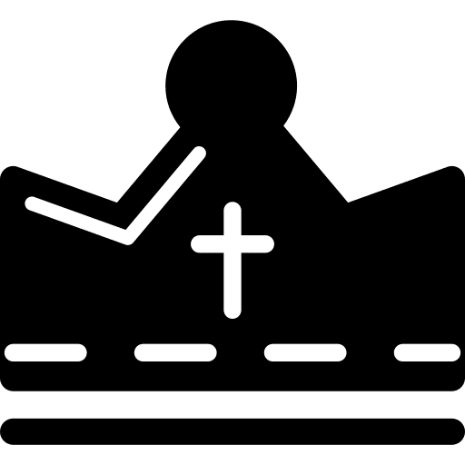 Crown royalty monarchy king icon