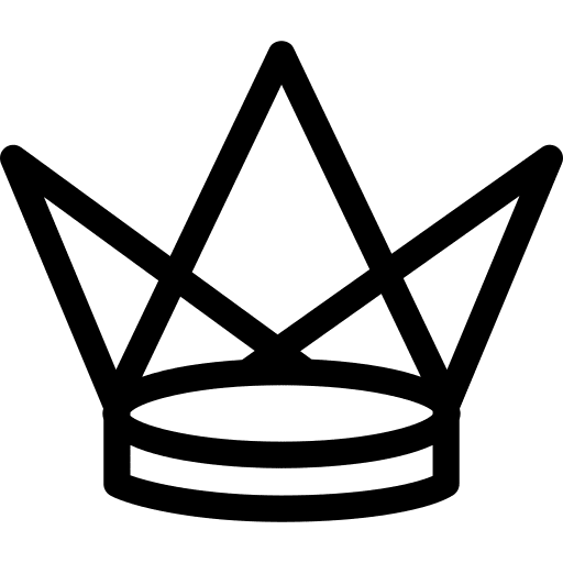Crown royalty queen crown icon