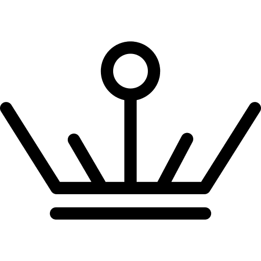 Crown king miscellaneous crown icon