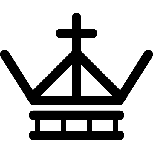 Crown king miscellaneous royalty icon