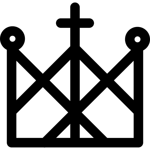 Crown royalty king queen icon