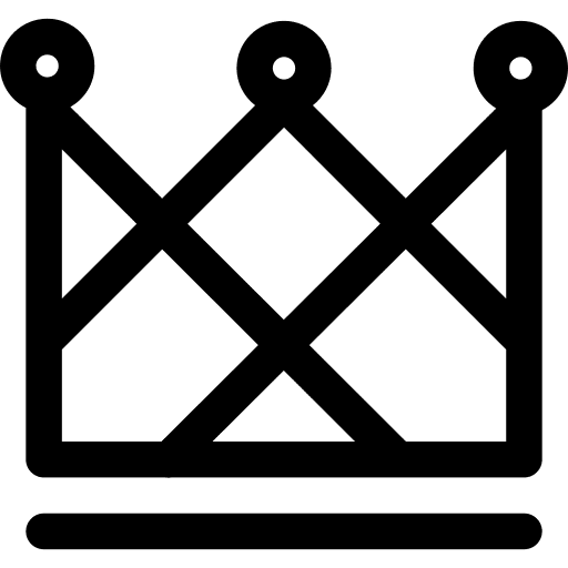 Crown miscellaneous king queen icon