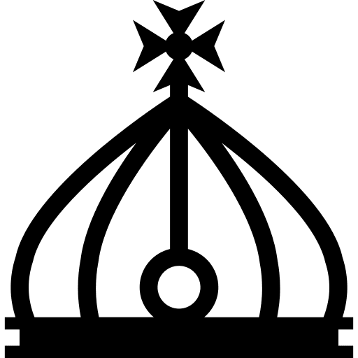 Crown royalty queen king icon