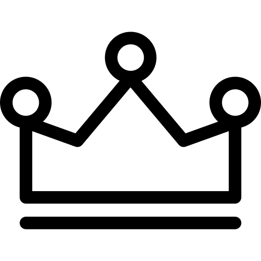 Crown king monarchy crown icon