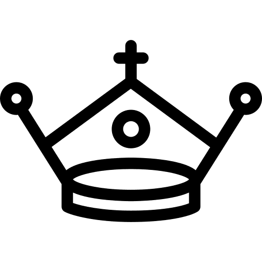 Crown king monarchy royalty icon