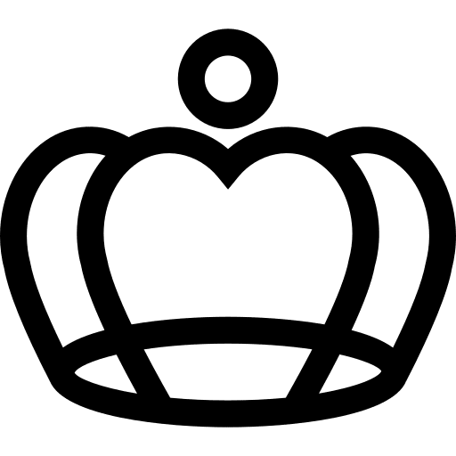 Crown monarchy royalty miscellaneous icon