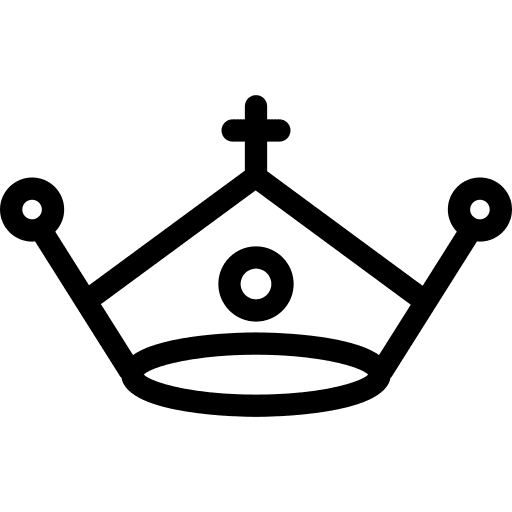 Crown king crown royalty icon