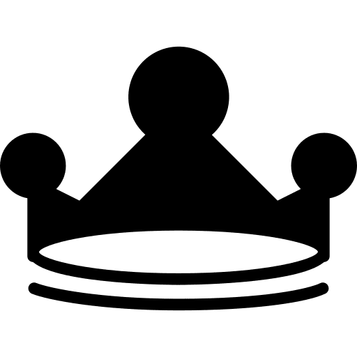 Crown queen king crown icon