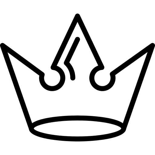 Crown royalty king miscellaneous icon