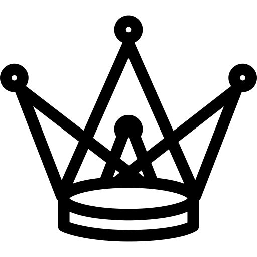 Crown king queen miscellaneous icon