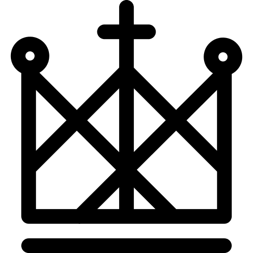 Crown monarchy royalty crown icon