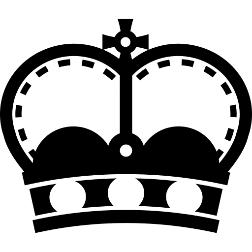 Crown royalty monarchy queen icon