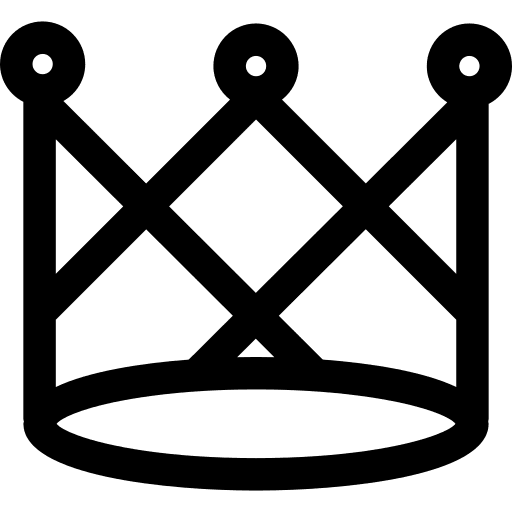 Crown queen monarchy king icon