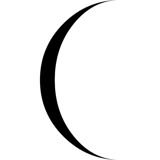 Moon phase symbol moon circle vol 1circle phase icon