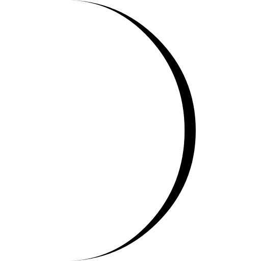 Moon phase symbol moon phase circle symbol icon