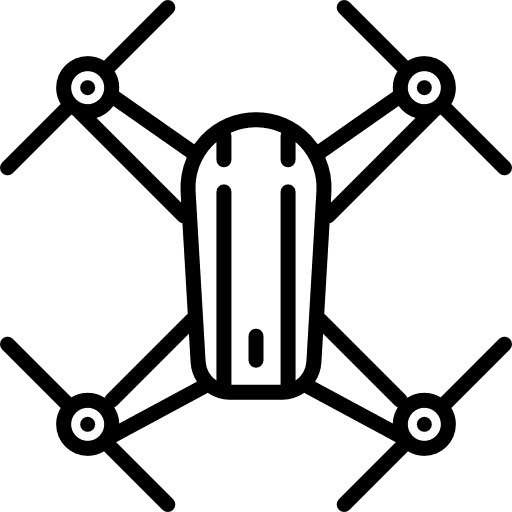 Drone fly drone case helicopter icon