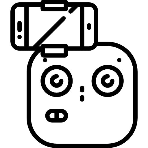 Control videogame remote mobile phone icon