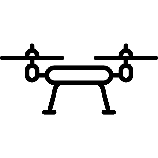 Drone spy technology remote control icon