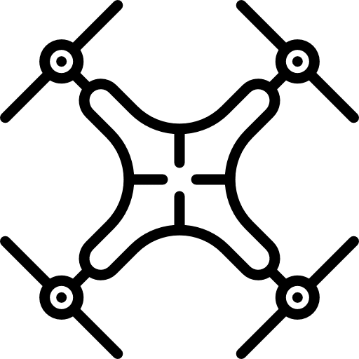 Drone technology fly spy icon