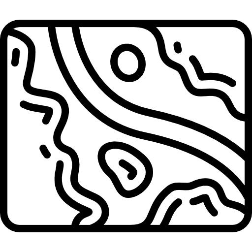 Map maps and flags route lanscape icon