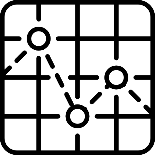 Navigation gps maps and flags map icon