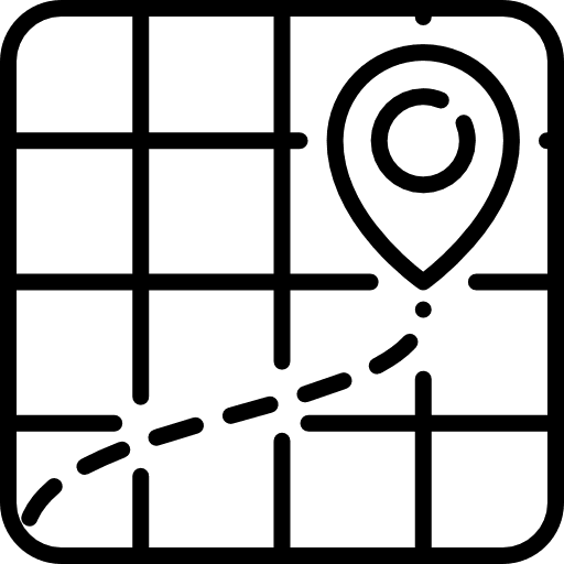 Navigation maps and flags marker pointer icon