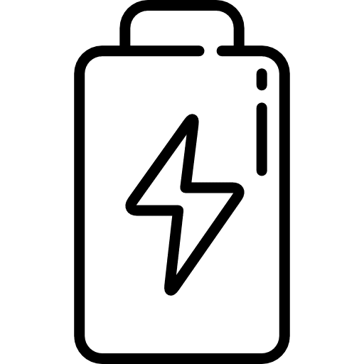 Battery charge technology energy icon