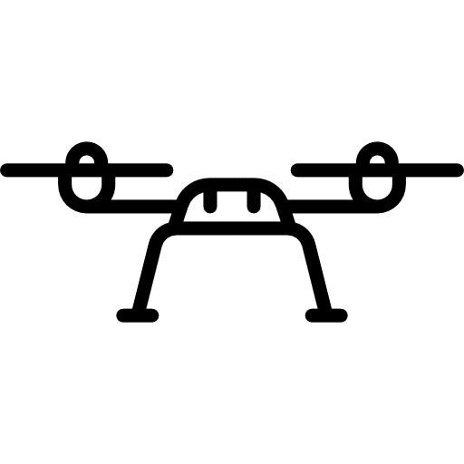 Drone technology helicopter remote control icon