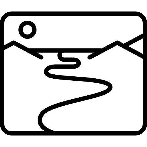 Photo meadow natural camera icon