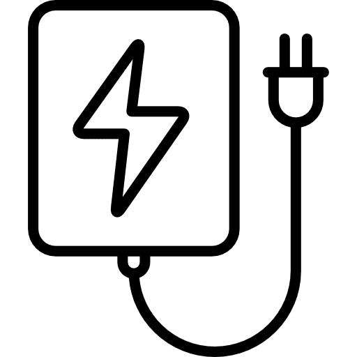 Socket technology connection power icon