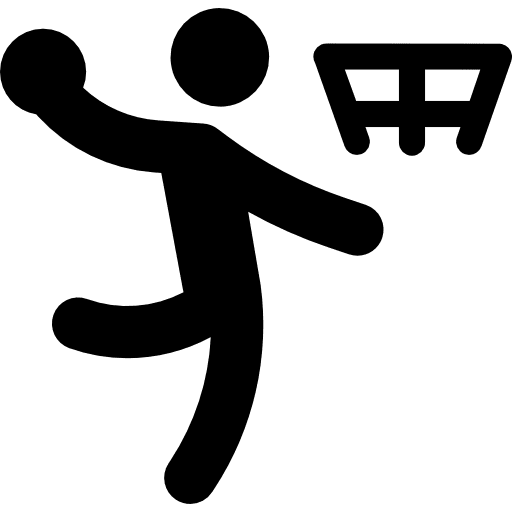 Basketball team sports sports jam icon