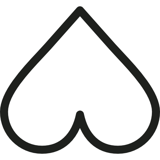 Heart upside down romantic loving favorite icon