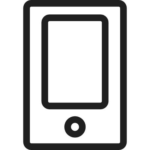 Smartphone mobile phone tablet touch screen icon