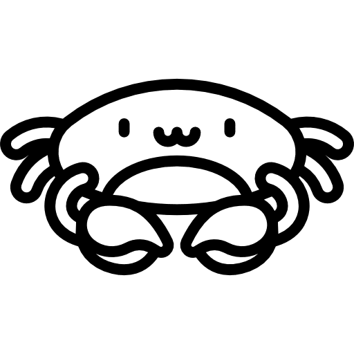 Crab animal crab zoo icon