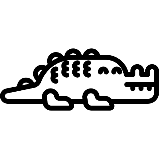 Crocodile wild wildlife animal icon