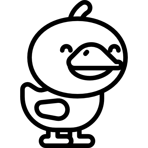 Duck animal kingdom animals wild life icon