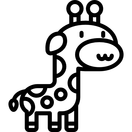 Giraffe giraffe animal kingdom wild life icon