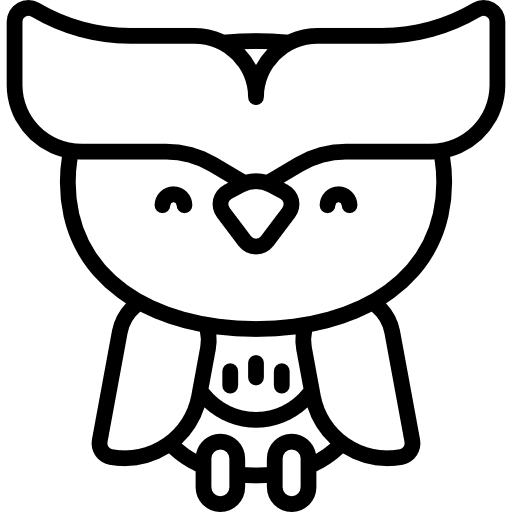 Owl hunter kawaii owl icon