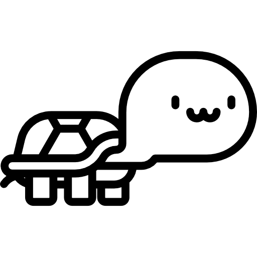 Turtle sea life animal kingdom aquatic icon