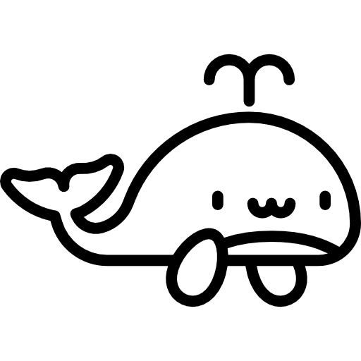 Whale animal animal kingdom zoo icon