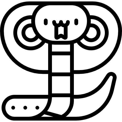Cobra venom cobra poison icon